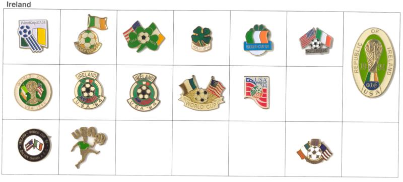 FIFA World Cup USA '94 - Belgium Pins